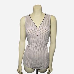 Candie's Light‎ Pink Sleeveless Chemise with Black Trim